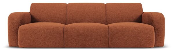 Hnědá pohovka z textilie bouclé 235 cm Molino – Micadoni Home