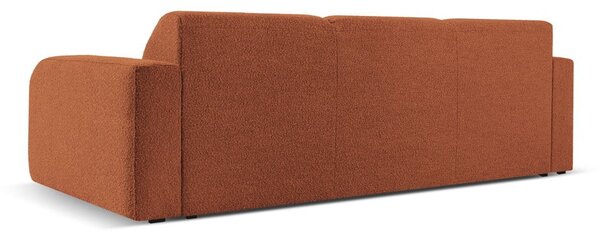 Hnědá pohovka z textilie bouclé 235 cm Molino – Micadoni Home