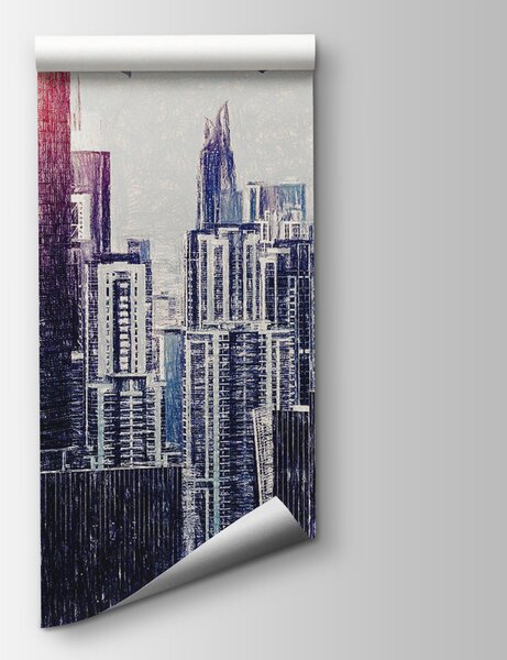 Fototapeta Ptáci letící nad městem, Architektonické fototapety, Populární fototapety, u29199 - Tapeko.co.cz