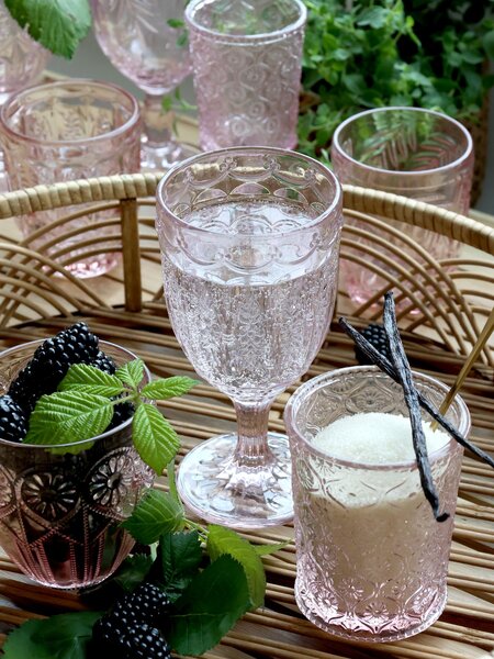 Set 6ks barevných skleniček na vodu Saint-Émilion - Ø 8,5*10 cm / 330ml - Chic Antique
