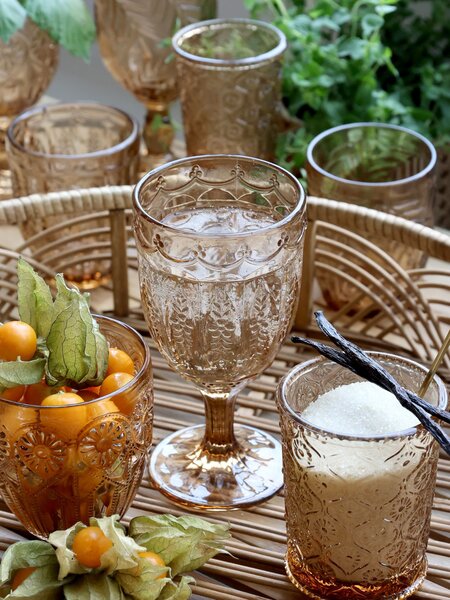 Set 6ks barevných skleniček na vodu Saint-Émilion - Ø 8,5*10 cm / 330ml - Chic Antique