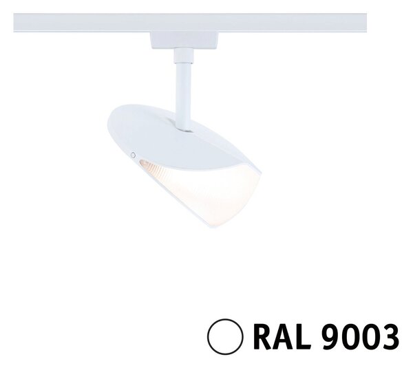 P 94960 URail LED lištový spot 3-krokové-stmívatelné Alejandro 10W 3000K stmívatelné 230V bílá - PAULMANN