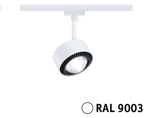 P 94898 URail LED lištový spot Aldan spot 8W 4000K stmívatelné 230V bílá - PAULMANN
