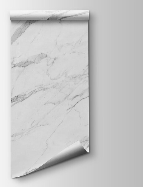 Fototapeta Bílý mramor s černými žilkami, Abstraktní fototapety, Populární fototapety, u32870 - Tapeko.co.cz