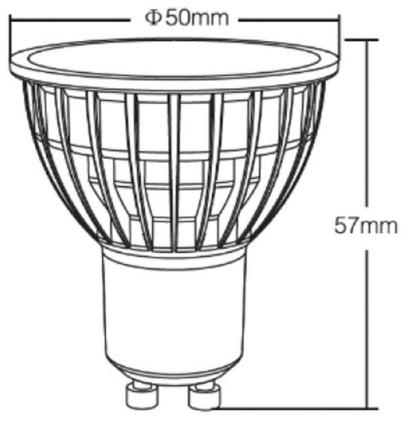 Deko-Light LED žárovka - RF-smart, GU10, RF+Zigbee, 4 W, RGB+2700-6500 K, 25 st. 843532