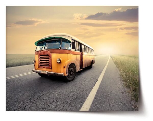 Sablio Plakát Autobus veterán - 60x40 cm