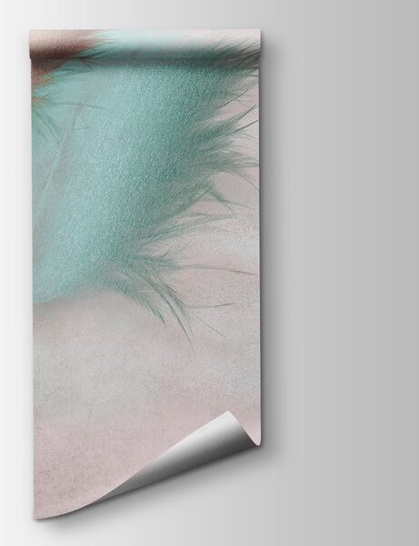 Fototapeta Skupina peří na růžovém pozadí, Fototapety s pírky, Populární fototapety, u41743 - Tapeko.co.cz