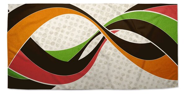Sablio Ručník Retro abstrakce - 30x50 cm