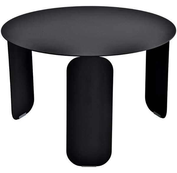 Černý kovový zahradní konferenční stolek Fermob Bebop 60 cm