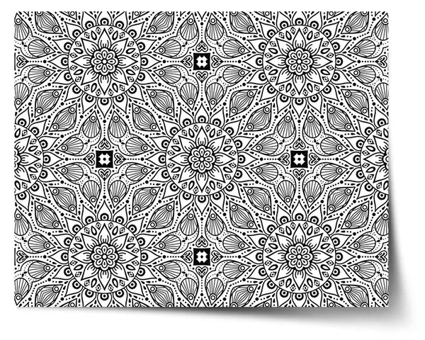 Sablio Plakát Bílé mehendi - 60x40 cm