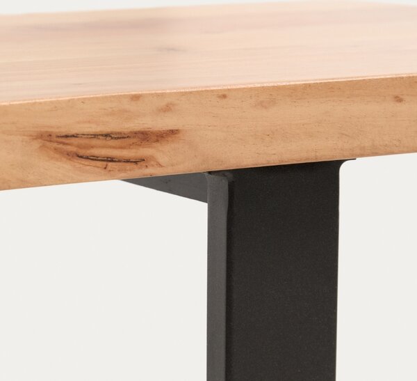 Kave Home Dřevěná lavice Uxue 160 cm