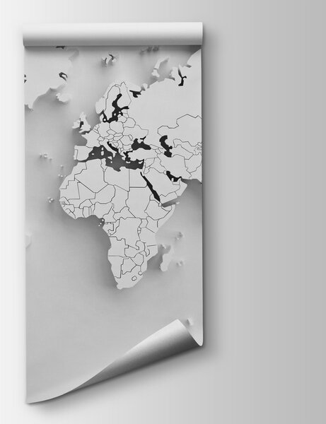 Fototapeta Mapa světa, Fototapeta s mapou světa, Populární fototapety, u50398 - Tapeko.co.cz