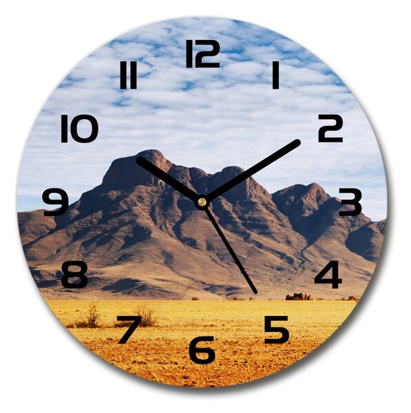 Skleněné hodiny kulaté Namíbie skály pl_zso_30_c-f_5022604
