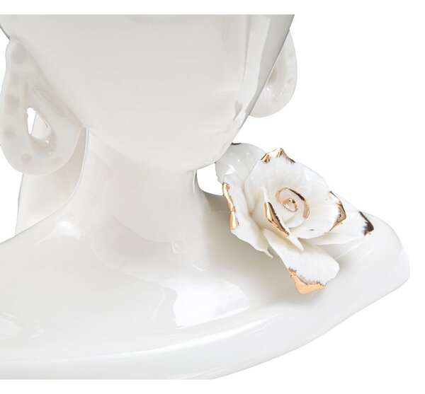 Bílá porcelánová váza Mauro Ferretti Young Woman