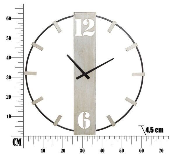 Nástěnné hodiny ø 61 cm Silvery – Mauro Ferretti