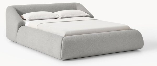 Čalouněná bouclé postel Sofia
