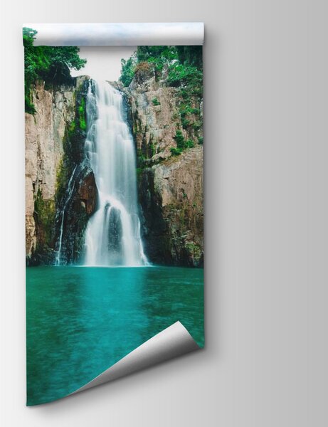 Fototapeta Vodopád ve skalnaté oblasti, Přírodní fototapety, Populární fototapety, u55191 - Tapeko.co.cz