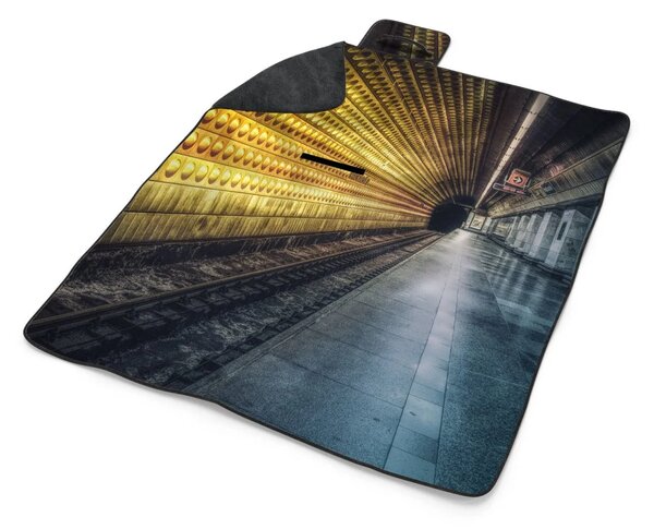 Sablio Plážová deka Pražské metro: 200x140 cm