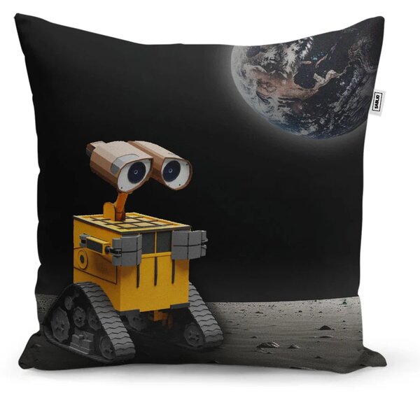 Sablio Polštář Wall-E robot Měsíc - 40x40 cm