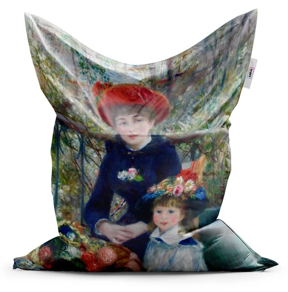 Sablio Sedací vak Dvě sestry (Na Terase) - Pierre-Auguste Renoir - 150x100 cm