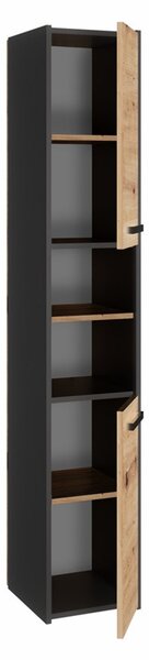 Koupelnová skříňka S30 - antracit/dub artisan