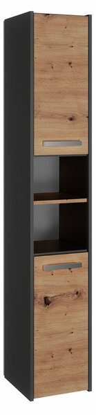 Koupelnová skříňka S30 - antracit/dub artisan