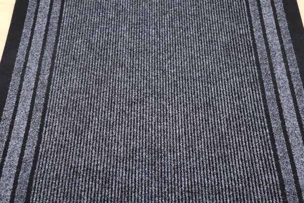 Spoltex, Protiskluzový běhoun na míru Rekord 802 šedá, šíře 80 cm, šedá, chodba / předsíň