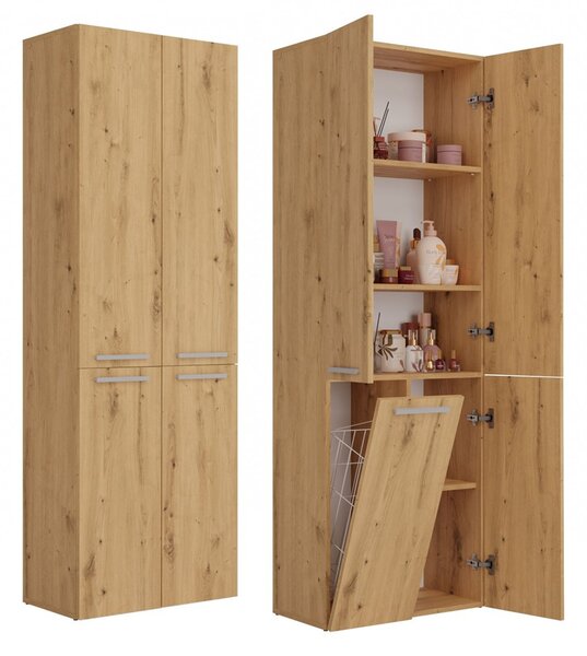 Koupelnová skříňka NEL 1K DD - dub artisan