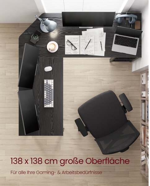 Rohový kancelářský stůl LWD072B56
