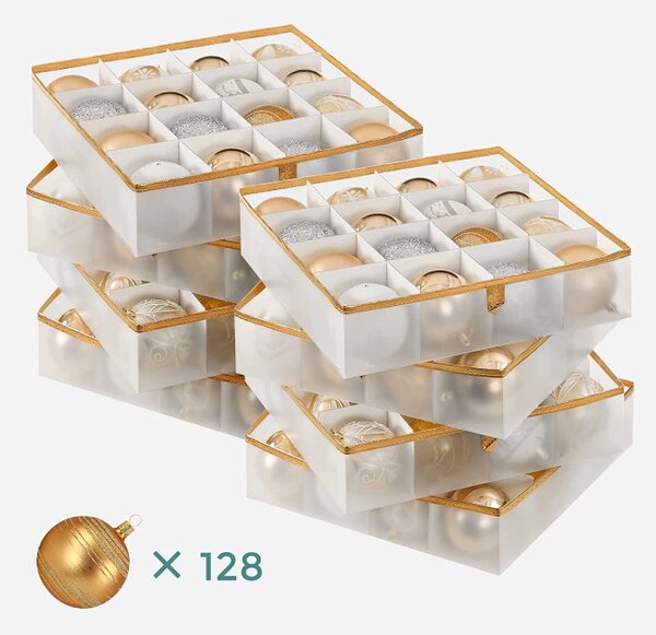 Set úložných boxů na vánoční koule RFB029A02 (2 ks)