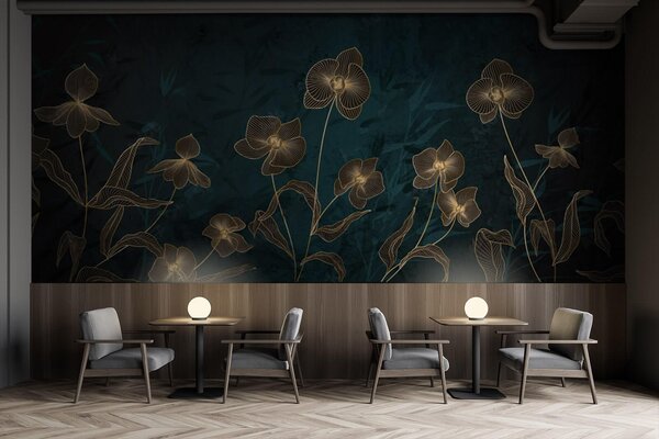 Fototapeta Elegance v květinovém designu, Květinové fototapety, Populární fototapety, u72109 - Tapeko.co.cz