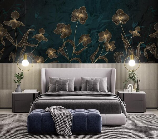 Fototapeta Elegance v květinovém designu, Květinové fototapety, Populární fototapety, u72109 - Tapeko.co.cz