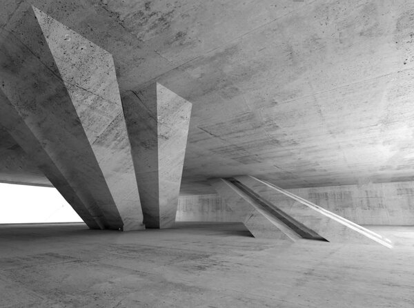 Fototapeta Betonová místnost se sloupy, Fototapety s kamennou texturou, Populární fototapety, u72303 - Tapeko.co.cz