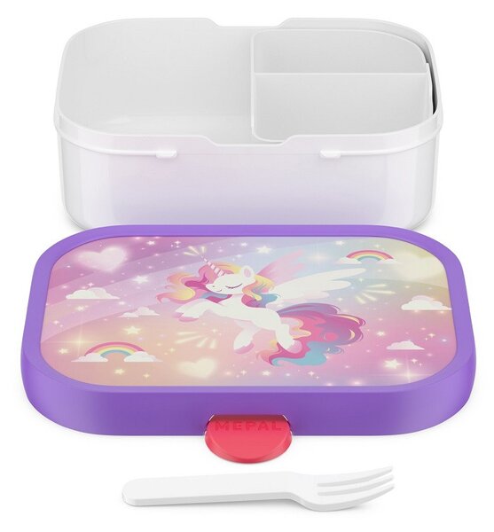 Dětský svačinový box Campus, 750ml, Mepal, unicorn