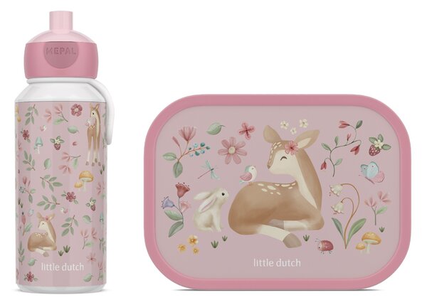 Dětská láhev na vodu s pítkem Campus, 400ml, Mepal, srnka