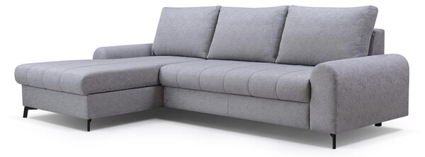 Rohová sedací souprava Akitu (šedá) (L). Akce -25%