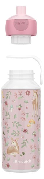 Dětská láhev na vodu s pítkem Campus, 400ml, Mepal, srnka