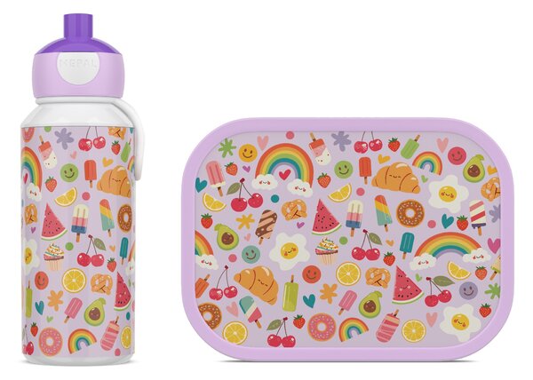 Dětská láhev na vodu s pítkem Campus, 400ml, Mepal, sladkosti