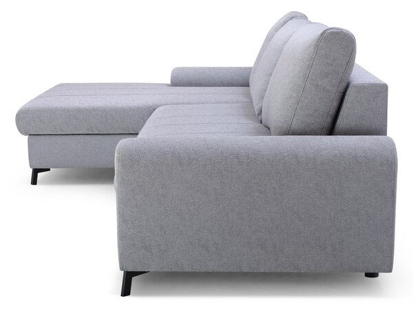 Rohová sedací souprava Akitu (šedá) (L). Akce -25%