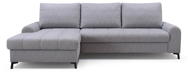 Rohová sedací souprava Akitu (šedá) (L). Akce -25%