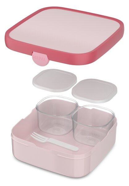 Svačinový box Campus, 1,3l, Mepal, růžový