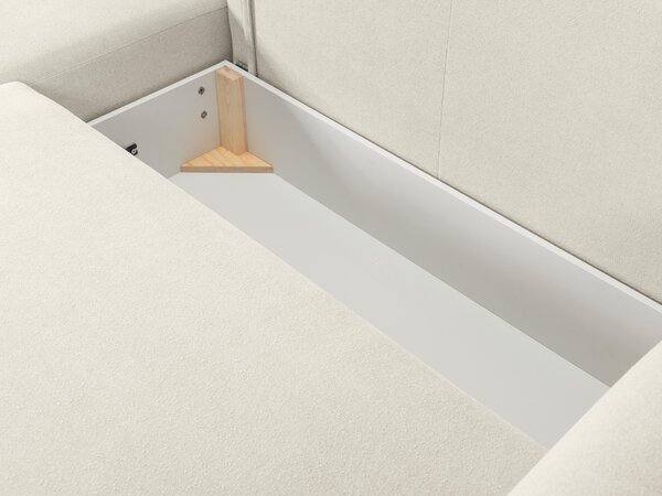Rohová sedací souprava Alondra (bílá) (L). Akce -25%