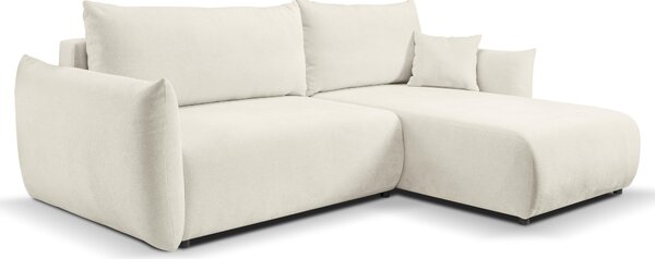 Rohová sedací souprava Alondra (bílá) (P). Akce -25%
