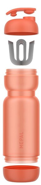 Sportovní láhev s šejkrem, 800ml, Mepal, oranžová