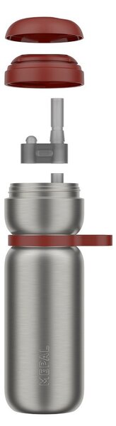 Nerezová sportovní láhev Twist, 600ml, Mepal, červená