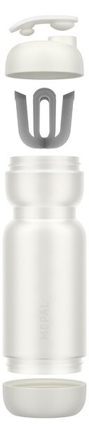 Sportovní láhev s šejkrem, 800ml, Mepal, bílá