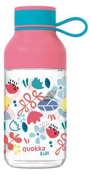 Dětská láhev Ice, 430ml, Quokka, květiny