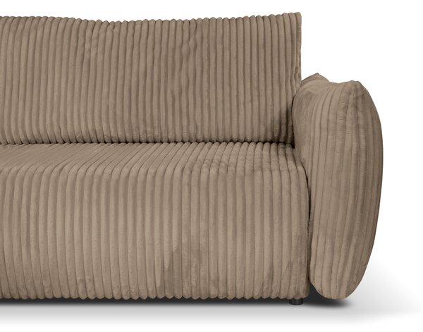 Rohová sedací souprava Alondra (hnědá) (L). Akce -25%