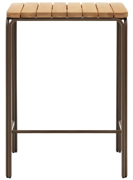 Akáciový zahradní barový stůl Kave Home Salguer 70 x 70 cm