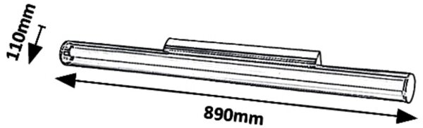 Rabalux 6750 - LED Nástěnné svítidlo PAULA LED/18W/230V